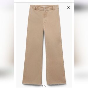 Mango Catherine Wide Leg Culotte Denim